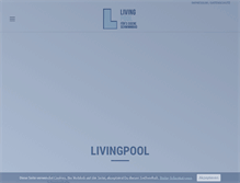 Tablet Screenshot of livingpool.de